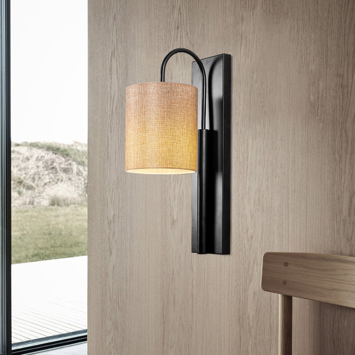 Opviq Baston - 3461 Lámpara de pared Negro y Crema Opviq Baston - 3461 Lámpara de pared Negro y Crema